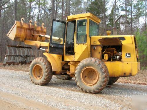 John deere 444C 4WD wheel loader - low hrs