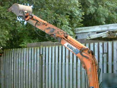 Kubota kh 41 1.5 ton mini digger excavator, longest arm