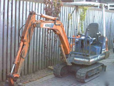 Kubota kh 41 1.5 ton mini digger excavator, longest arm