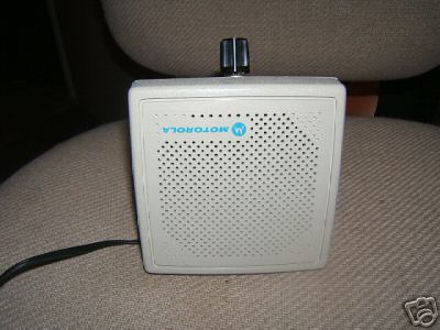 Motorola external speaker with volume control