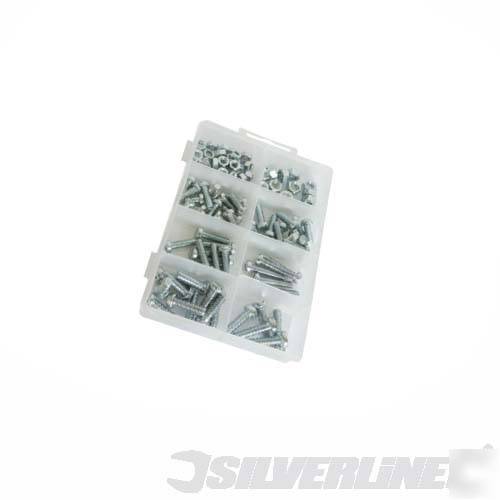 New 105PC machine screw & nut hex 918539