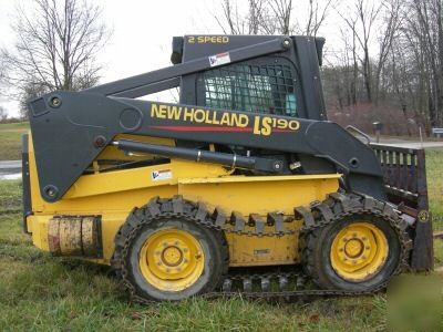 New 2003 holland LS190 skid loader