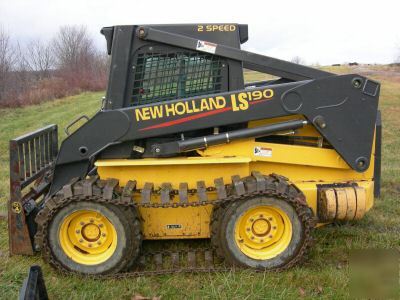 New 2003 holland LS190 skid loader