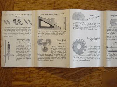  brown & sharpe 1952 machinists tools catalog pamphlet