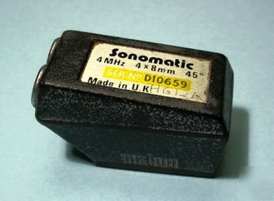 Ndt ultrasonic sonomatic 4MHZ 4*8MM 45 deg angle probe