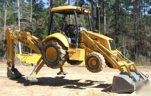 New 2003 - holland lb 75.b - diesel loader backhoe 4WD 