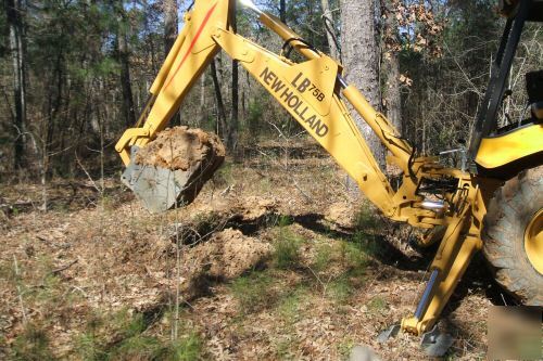 New 2003 - holland lb 75.b - diesel loader backhoe 4WD 