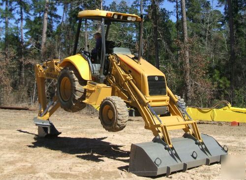 New 2003 - holland lb 75.b - diesel loader backhoe 4WD 