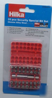 New 33 pce security special bit set