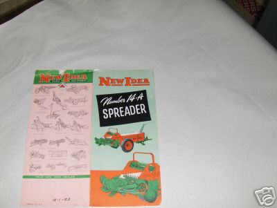 New idea no. 14A spreader color brochure