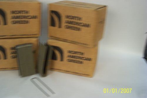 Sod staples north american green (for sod staple gun)
