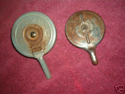 2 ihc farmall gas tractor radiator caps w/ handle stem