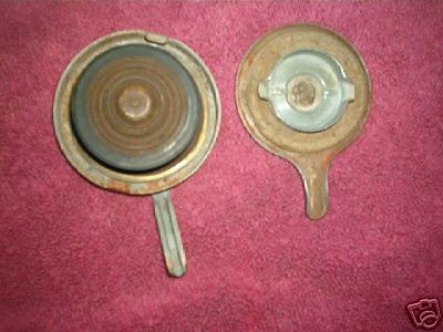 2 ihc farmall gas tractor radiator caps w/ handle stem