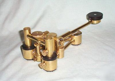 A special handmade morse code telegraph key 