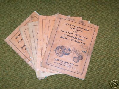 Allis-chalmers manuals