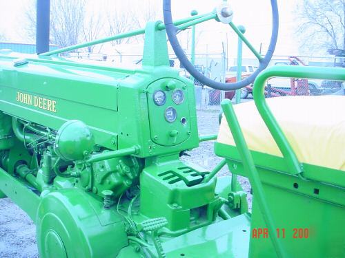 Antique 1952 model 50 john deere tractor