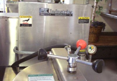 Bki #fkm-fc, 75 lb. fat capacity pressure fryer