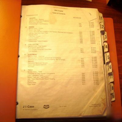 Case 650 crawler tractor service repair shop manual