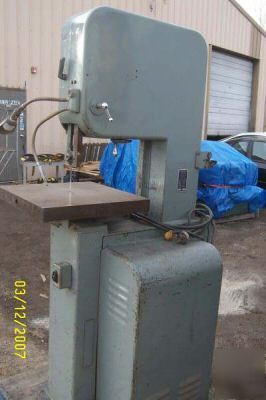 Doall v-16 bandsaw band saw cutting machine