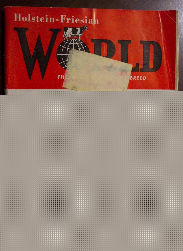 Holstein world 2/25/66 salute to wis burke ideal issue