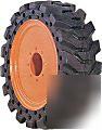 New 12X16.5 solid tires/wheel,bobcat skid steer ,cat 