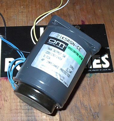 New 2 oriental motor speed control motor, #2IK5RGN-ce, 