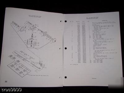 New original holland 492 mower conditioner parts manual