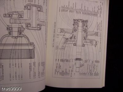 Original caterpillar D6C tractor parts manual