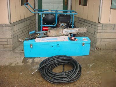 Rgc hydracutter hydraulic diamond saw & 16 hp hydrapak