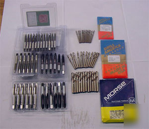 Standard tool taps & usa m-42 stub drills kit- 72 pcs.