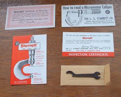 Starrett micrometer 436RL 3