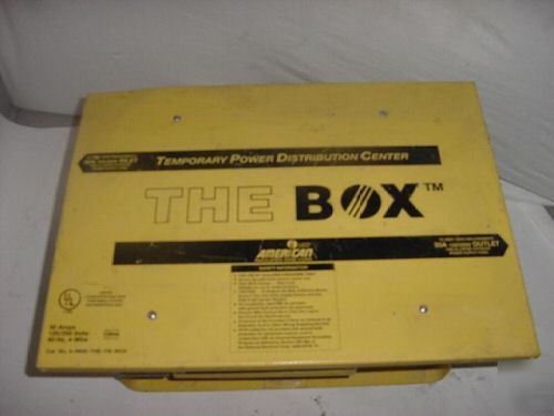 The box portable power distribution model a-9600