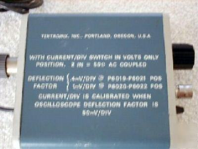 Tektronix type 134 current probe amplifier works 