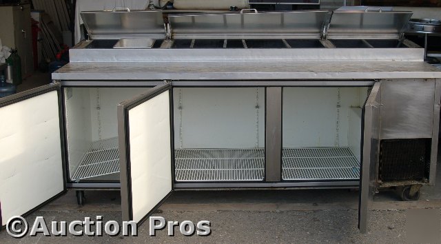 True prep pizza sandwich table refridgerator tpp- 93