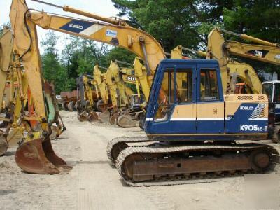 1990 kobelco K905LC-ii excavator, 28K lbs, thumb