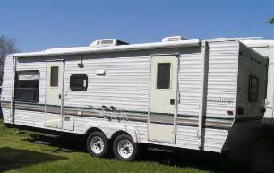 1997 sportsmen 26 travel trailer with a slide-out