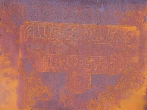 1938 allis chalmers row crop tractor B5504 kept inside