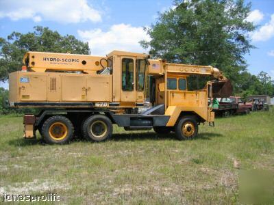 1998 badger 670 hydro-scopic excavator. tele-scoping.
