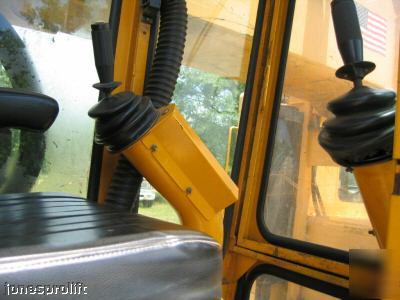 1998 badger 670 hydro-scopic excavator. tele-scoping.