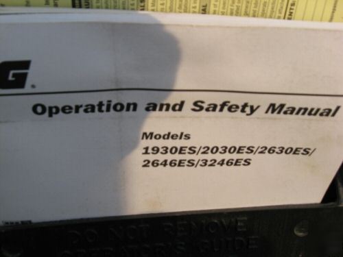 2006 jlg 2646ES aerial scissor lift boom manlift man 