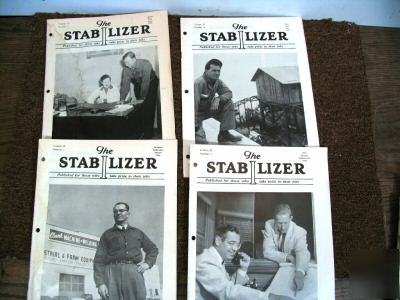 4(1956) vol. lincolnâ€™s the stabilizer (vol 25#1,2,3,4,)