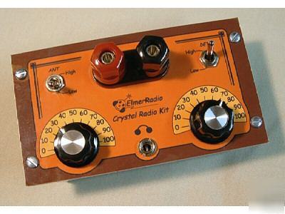 Crystal radio kit--for ham, hobby, school, scouts