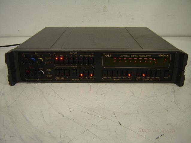 Datron 1062 autocal digital multimeter opt 12 & 40