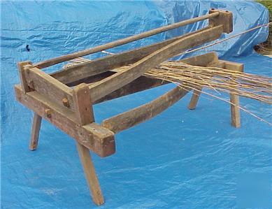 Hemp brake historical cannabis marijuana farm tool 1860
