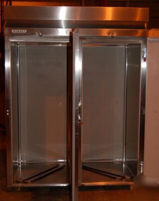 Hobart 4-dr. pass-thru roll-in refrigerator, model he-2