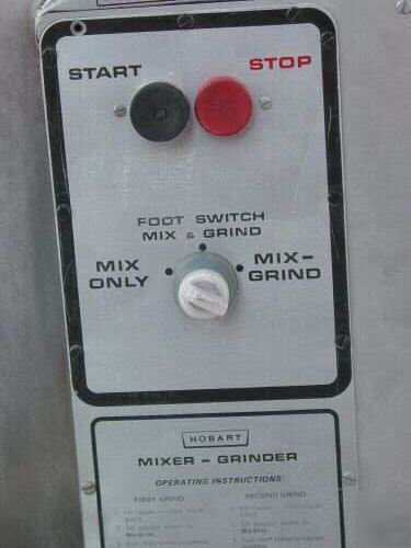 Hobart 4346 meat mixer grinder ready to go great unit