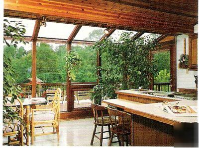 Lindal pre cut cedar sunroom