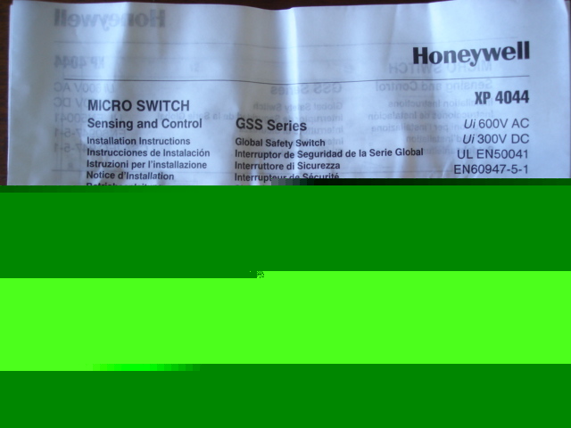 New honeywell GSAC01C safety/limit switch, in boxes