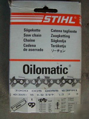 New stihl 14 inch oilomatic chainsaw chain .021