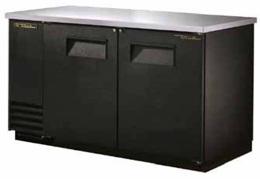 New true back bar cooler 2 doors 4 shelves brand 